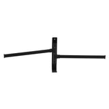 Towel Bar Wall Mounted Rotating Collapsible Space Aluminum Towel Rack for Bathroom