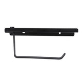 Toilet Paper Holder 304 Stainless Steel Anti Rust Wearable Bathroom Phone Holder for Kitchen WashroomBlack