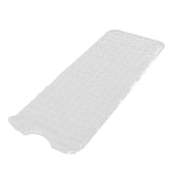 Bath Mat Mat PVC Anti Slip Mat for Bathroom Kitchen Hotel Toilet Shower Room 100x40cmTransparent In Australia - Darrahopens