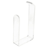 Toilet Paper Holder No Drilling Acrylic Transparent Wall Mount Toilet Paper Roll Holder for Bathroom Kitchen