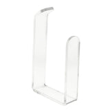 Toilet Paper Holder No Drilling Acrylic Transparent Wall Mount Toilet Paper Roll Holder for Bathroom Kitchen