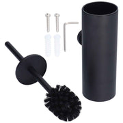 Toilet Brush with Holder Stainless Steel Long Handle Toilet Bowl Brush Soft Toilet Brush Toilet Cleaning Brush SetBlack In Australia - Darrahopens