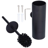 Toilet Brush with Holder Stainless Steel Long Handle Toilet Bowl Brush Soft Toilet Brush Toilet Cleaning Brush SetBlack In Australia - Darrahopens