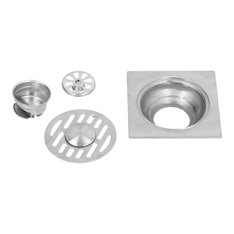 Stainless Steel Floor Drain Self Sealing Washing Machine Floor Strainer for Kitchen BathroomHigh Gloss Dual Use In Australia - Darrahopens