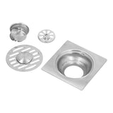 Stainless Steel Floor Drain Self Sealing Washing Machine Floor Strainer for Kitchen BathroomHigh Gloss Dual Use In Australia - Darrahopens