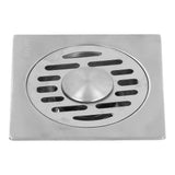 Stainless Steel Floor Drain Self Sealing Washing Machine Floor Strainer for Kitchen BathroomHigh Gloss Dual Use