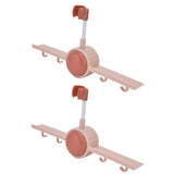 2Pcs Shower Head Holder Angle Adjustable Waterproof Moistureproof Shower Rack Hanging