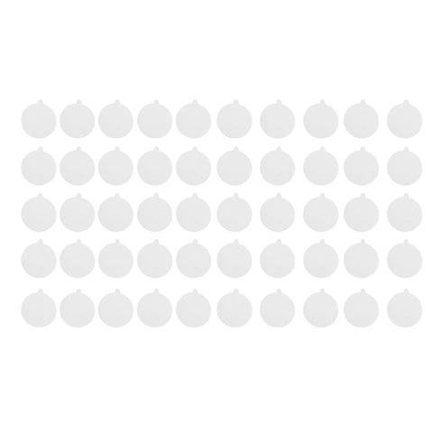 Disposable Shower Drain Hair Catcher Sink Strainer Anti Clogging Mesh Stickers for Bathroom SuppliesRound 50PCS 9x9cm