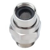 G1/2 Shower Head Adapter Copper Shower Diverter Valve for Home Bathroom Top Spray Accessories Brushed