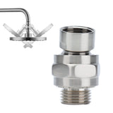 G1/2 Shower Head Adapter Copper Shower Diverter Valve for Home Bathroom Top Spray Accessories Brushed