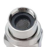 G1/2 Shower Head Adapter Copper Shower Diverter Valve for Home Bathroom Top Spray Accessories Brushed