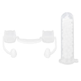 Vampire Fangs Retractable False Tooth with Tooth Repair Beads Halloween Costume Cosplay Party Props In Australia - Darrahopens