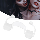 Vampire Fangs Retractable False Tooth with Tooth Repair Beads Halloween Costume Cosplay Party Props