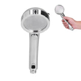Shower Head Portable Handheld 360 Degree Rotating Three Modes Pressure One Button Water Stop Shower