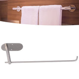 Plastic Wrap Rack Stainless Steel Wall Mounted Paper Towel Rack Paper Roll Holder for Kitchen Bathroom