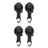 4Pcs Heavy Duty Suction Cup Anchor Tie Down Portable Strong Suction Cup Hook for Camping Travel OutdoorTriangular Buckle