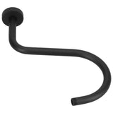 Shower Arm S Shape Gooseneck Stainless Steel Shower Head Extension Arm Bathroom NPT Shower Head Arm for Home233 Black