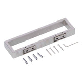 Stainless Steel Towel Rack Bathroom Towel Holder Wall Mounted Towel Bar Square Thicken Towel Hanger In Australia - Darrahopens