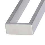 Stainless Steel Towel Rack Bathroom Towel Holder Wall Mounted Towel Bar Square Thicken Towel Hanger