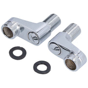 G1/2 to G3/4 Shower Mixer Faucet Swing Arm Adapter Cold Hot Water Pipe Fixed Accessory for Bathroom