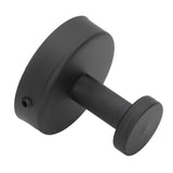 Single Coat Hook 304 Stainless Steel Black Wall Mounted Towel Clothes Hat Hanger for Bathroom Kitchen