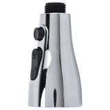 Faucet Spray Head G1/2 Brushed Silver 3 Functions Pull Down Sprayer Nozzle for Kitchen01 Type