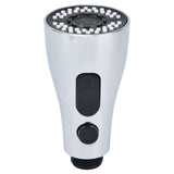 Faucet Spray Head G1/2 Brushed Silver 3 Functions Pull Down Sprayer Nozzle for Kitchen01 Type