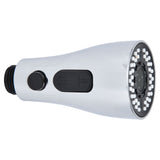 Faucet Spray Head G1/2 Brushed Silver 3 Functions Pull Down Sprayer Nozzle for Kitchen01 Type