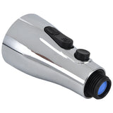 Faucet Spray Head G1/2 Brushed Silver 3 Functions Pull Down Sprayer Nozzle for Kitchen02 Type