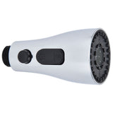 Faucet Spray Head G1/2 Brushed Silver 3 Functions Pull Down Sprayer Nozzle for Kitchen02 Type