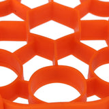 9Hole Silicone Egg Steamer Rack AntiScalding Pressure Cooker Sling Heat Insulation Pad(Orange )