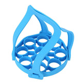 9Hole Silicone Egg Steamer Rack AntiScalding Pressure Cooker Sling Heat Insulation Pad(Blue ) In Australia - Darrahopens