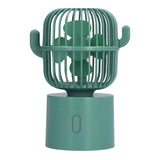 Mini Fan Cactus Shape Shaking Head Low Noise USB Charging Office Student Desktop Fan for Home Office In Australia - Darrahopens