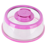 Vacuum Food Sealer Cover with FreshnessKeeping Film Food Sealer Lid for Home Kitchen(Purple )