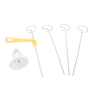 Stainless Steel Potato Cutter Hand Crank Potato Spiral Cutter Kitchen Accessory for Home
