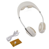 Hanging Neck Fan Portable Multifunction Leafless Massage Aromatherapy Neck Fanfor Outdoor HomeWhite 2.3in In Australia - Darrahopens