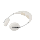 Hanging Neck Fan Portable Multifunction Leafless Massage Aromatherapy Neck Fanfor Outdoor HomeWhite 2.3in