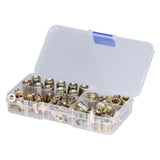 100PCS Threaded Inserts M3‑M8 Portable Galvanized Carbon Steel High Strength Rivet Nuts Assortment100PCS In Australia - Darrahopens