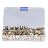 100PCS Threaded Inserts M3‑M8 Portable Galvanized Carbon Steel High Strength Rivet Nuts Assortment100PCS In Australia - Darrahopens