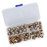 100PCS Threaded Inserts M3‑M8 Portable Galvanized Carbon Steel High Strength Rivet Nuts Assortment100PCS In Australia - Darrahopens