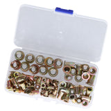 100PCS Threaded Inserts M3‑M8 Portable Galvanized Carbon Steel High Strength Rivet Nuts Assortment100PCS In Australia - Darrahopens