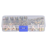 100PCS Threaded Inserts M3‑M8 Portable Galvanized Carbon Steel High Strength Rivet Nuts Assortment100PCS In Australia - Darrahopens