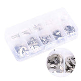 120PCS Snap Rings M1.5‑10 Mini Portable Corrosion Resistant Stainless Steel Snap Rings Kit120PCS In Australia - Darrahopens