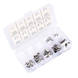 120PCS Snap Rings M1.5‑10 Mini Portable Corrosion Resistant Stainless Steel Snap Rings Kit120PCS In Australia - Darrahopens