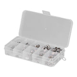 220 Pcs Grub Screw Stainless Steel M3 to M8 Inner Hex Concave End Tight Joint Tool for Precise Instrument220PCS In Australia - Darrahopens