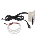 5 Pin Power Recliner Switch Brushed DC 3 Button Straight Sofa Controller with 1m Light Strip In Australia - Darrahopens
