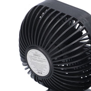 Car Air Cooling Fan Dual Head USB Universal Cooling Device 360 Degree Adjustable Square Low Noise Car Accessories