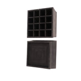 Furniture Riser 2 Inch Stackable TPU Square Desk Riser Heavy Duty Waterproof Anti Slip Black Heighten Riser Bed Lift
