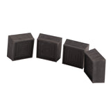 Furniture Riser 2 Inch Stackable TPU Square Desk Riser Heavy Duty Waterproof Anti Slip Black Heighten Riser Bed Lift
