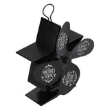 Stove Fans 4 Blades Heat Powered Low Noise High Temperature Resistant Fireplace Fan for HomeBlack In Australia - Darrahopens